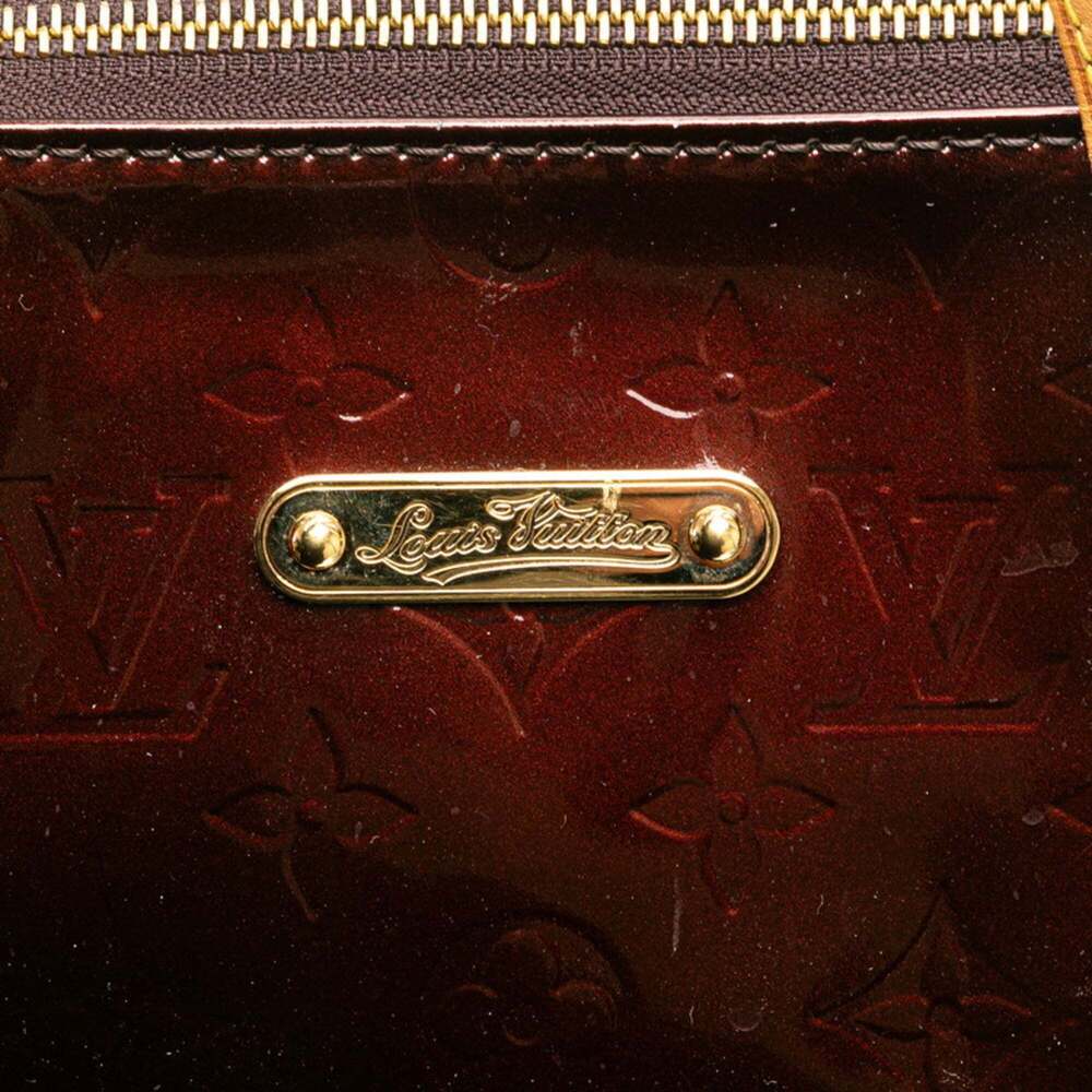 LOUIS VUITTON Authentic Brown Monogram Leather Shoulder Bag - Picture 11 of 14